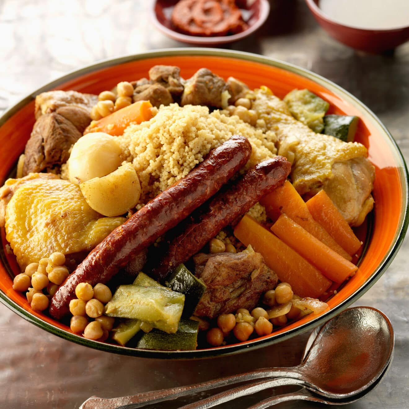 Jeudi 3 septembre, repas festif après le marché avec Couscous garnis